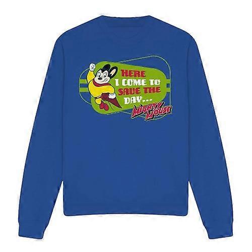 Mighty Mouse Unisex Adult Here I Come Sweatshirt