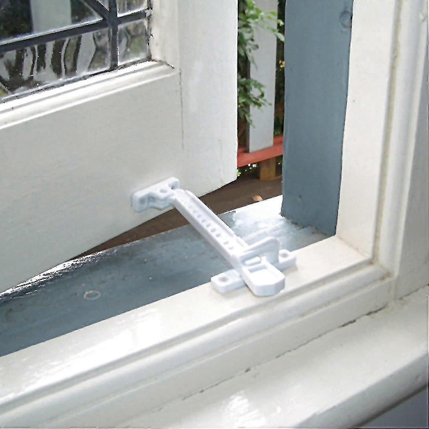 Window Lock,white, Child Safety Window Limit -q