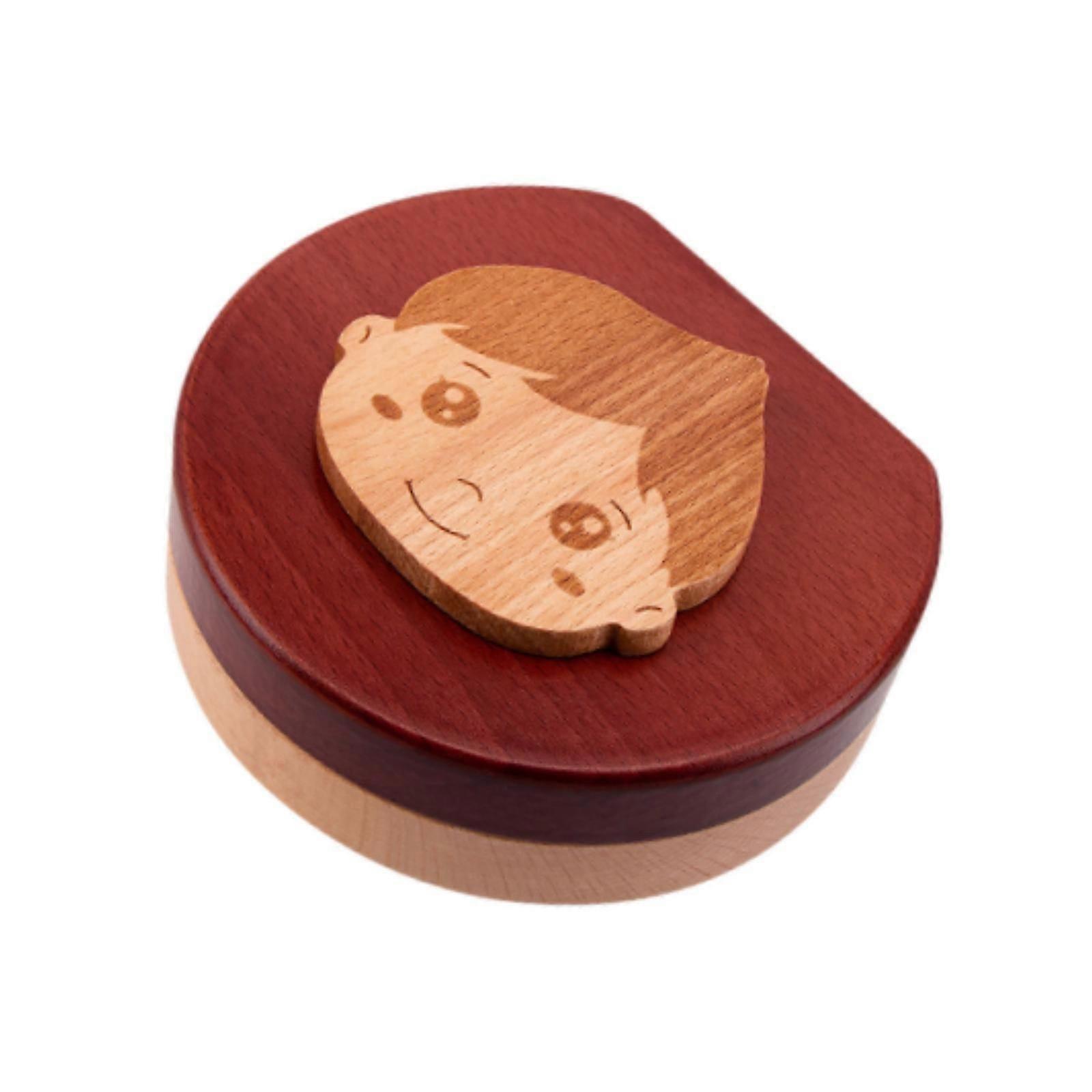 Baby Tooth Box med fack Praktisk Tandorganisatör för födelsedagspresent pojkar