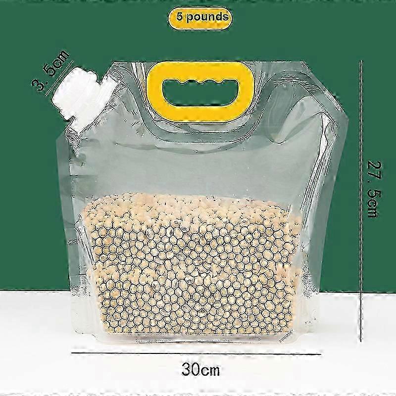 Large Capacity Cereal Storage Bag, Reusable 10PCS Cereal Containers Storage