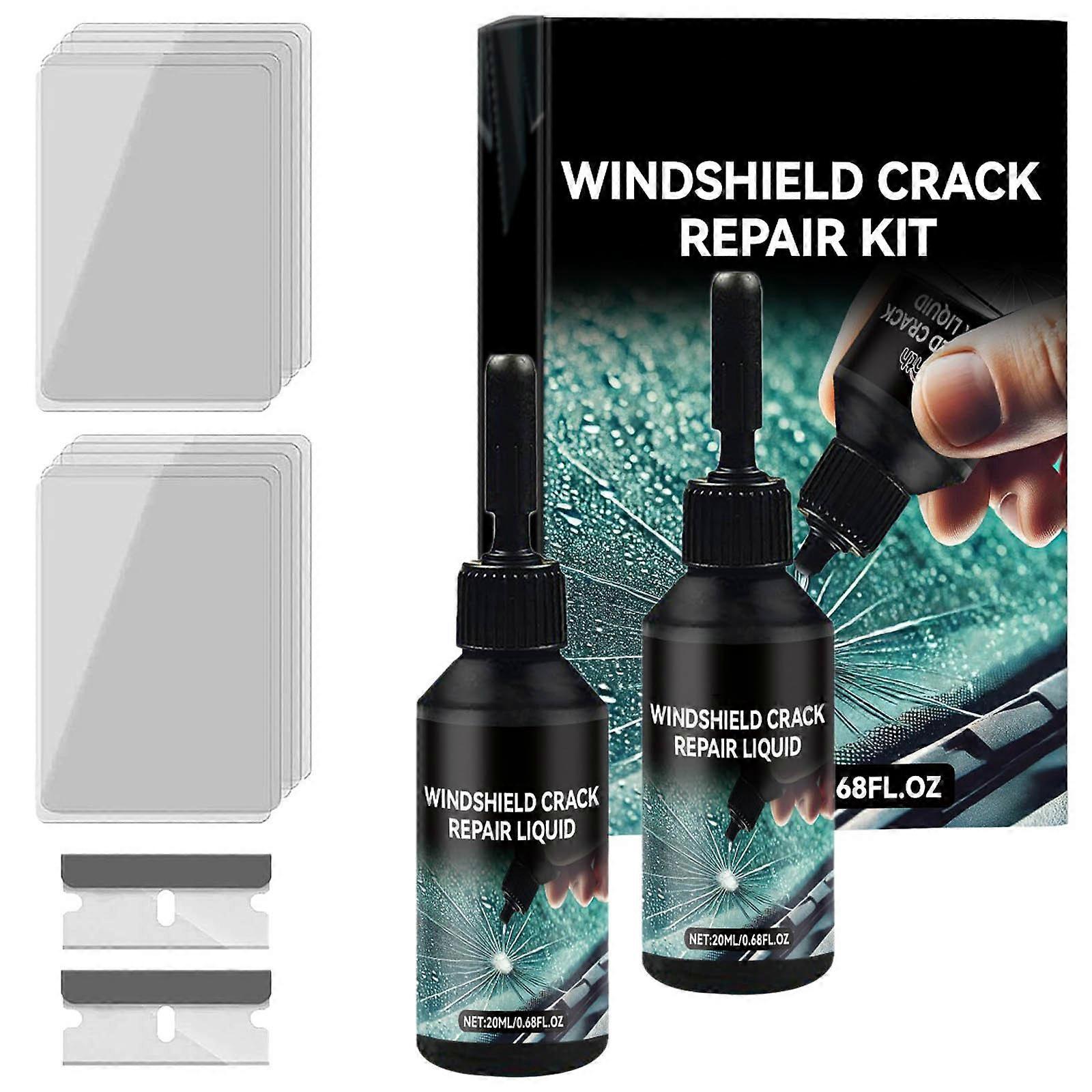 Front Windshield Repair Kit – Fast Crack Fix for Clear Vision & Safe Travel, 20ml