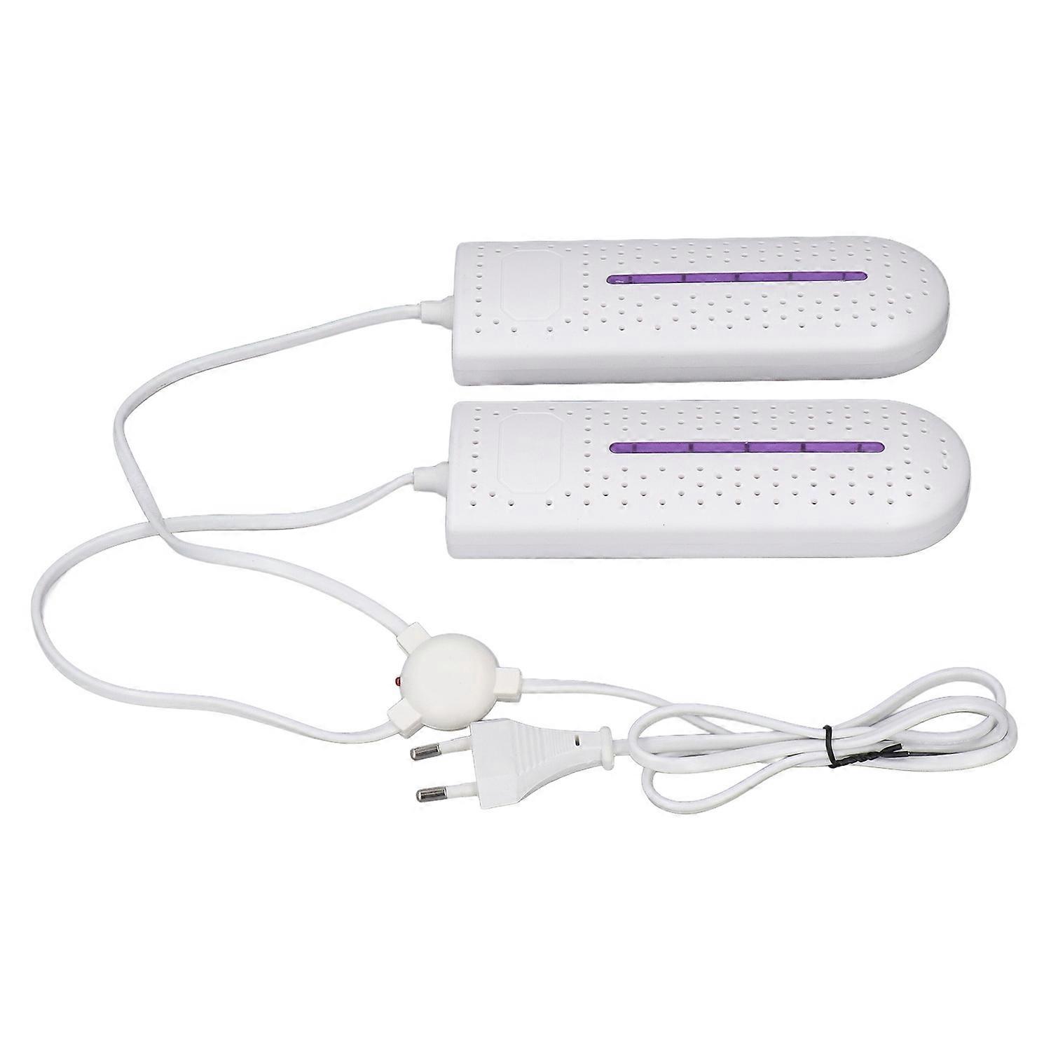 Boot Dryer Electric Shoe Dryer Warmer Foot Dryer Eliminate Bad Smell Fast Efficient Quiet White EU P