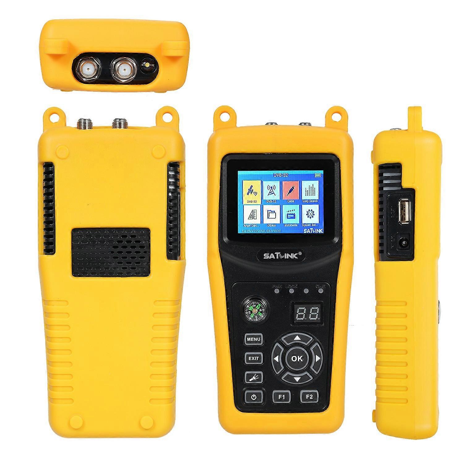 Satlink ST-5032 DVB-S2/S ISDB-T J83B Digital Satellite Signal Finder Meter 950 to 2150MHz 2.4inch TF