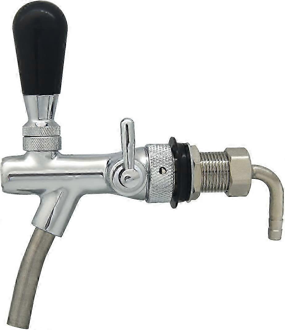 Adjustable Home Brew Draft Beer Tap Faucet with Flow Control Dispenser