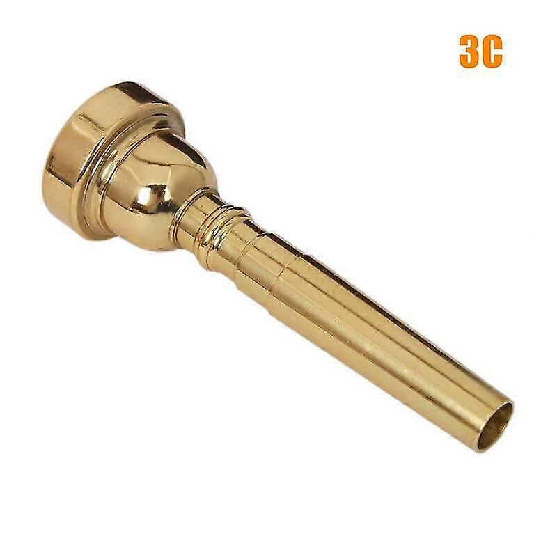 シルバー/ゴールドコーティング3C 5C 7Cトランペットマウスピースプロフェッショナルバッハスタンダード用