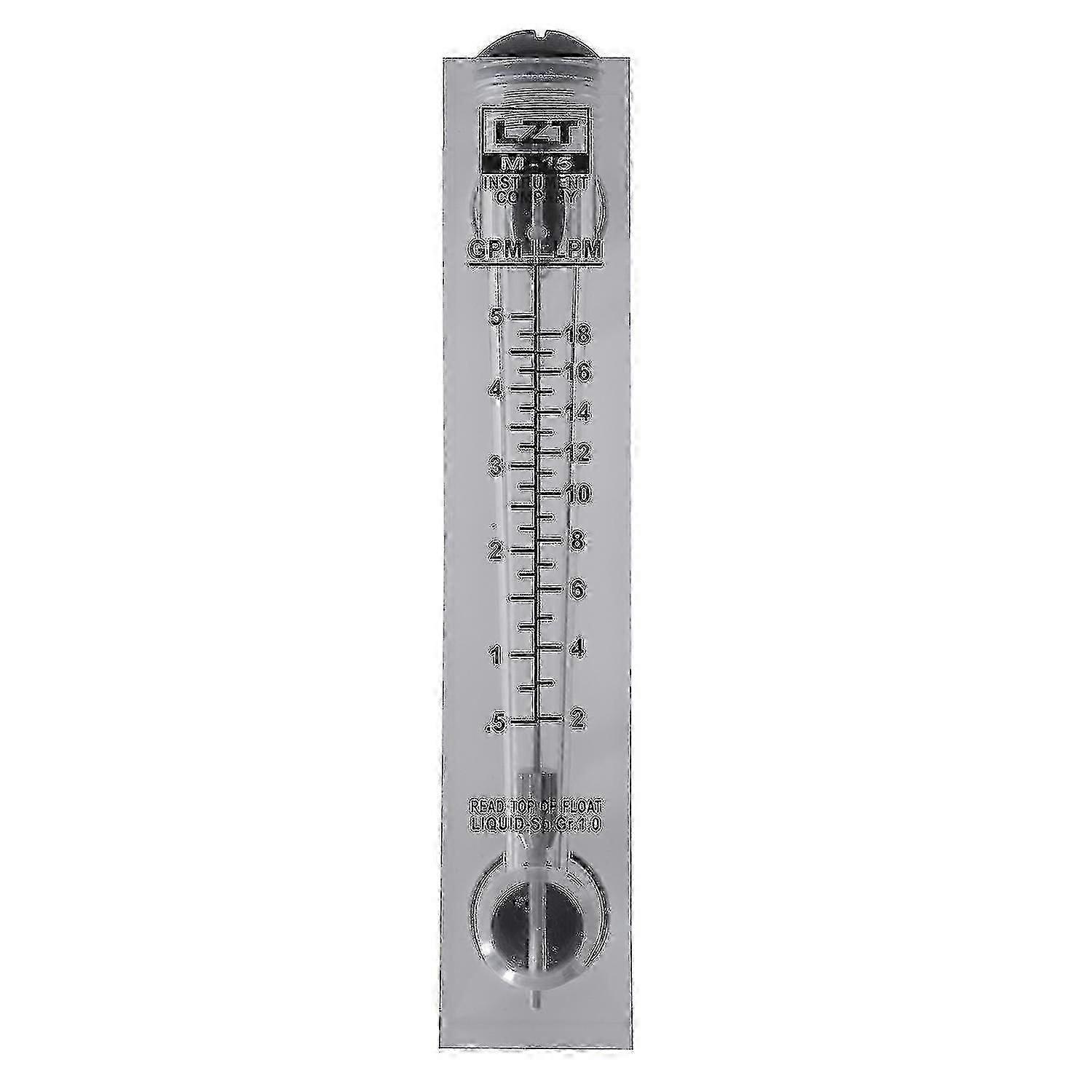0.5-5 Gpm 2-18 Lpm Water Flow Panel Mount Type Flowmeter
