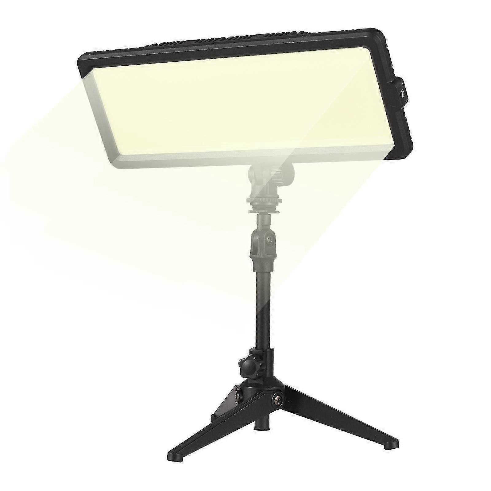 16W Mini Photography Lamp Dimmable LED Light Portable Vlog Light 148 LED Beads NP-F Series Battery Powered 3200k-5600K Dimmable with 1/4in Cold Shoe M