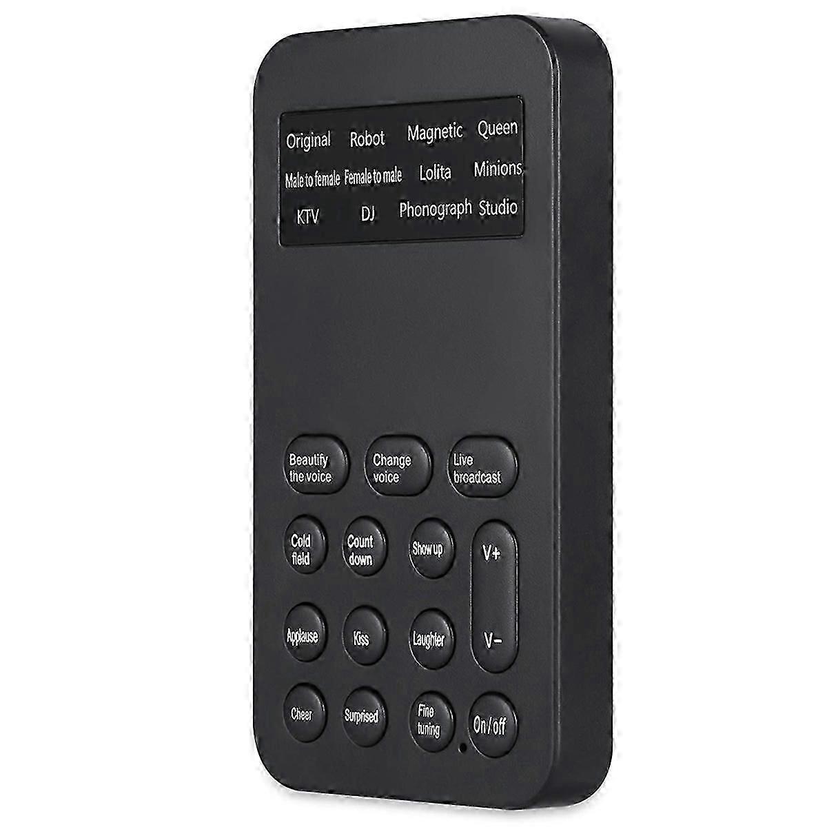 Voice Changer Handheld Microphone Voice Changer with Sound Multifunctional Effects Machine for Phone/PS4 (S9) JNS