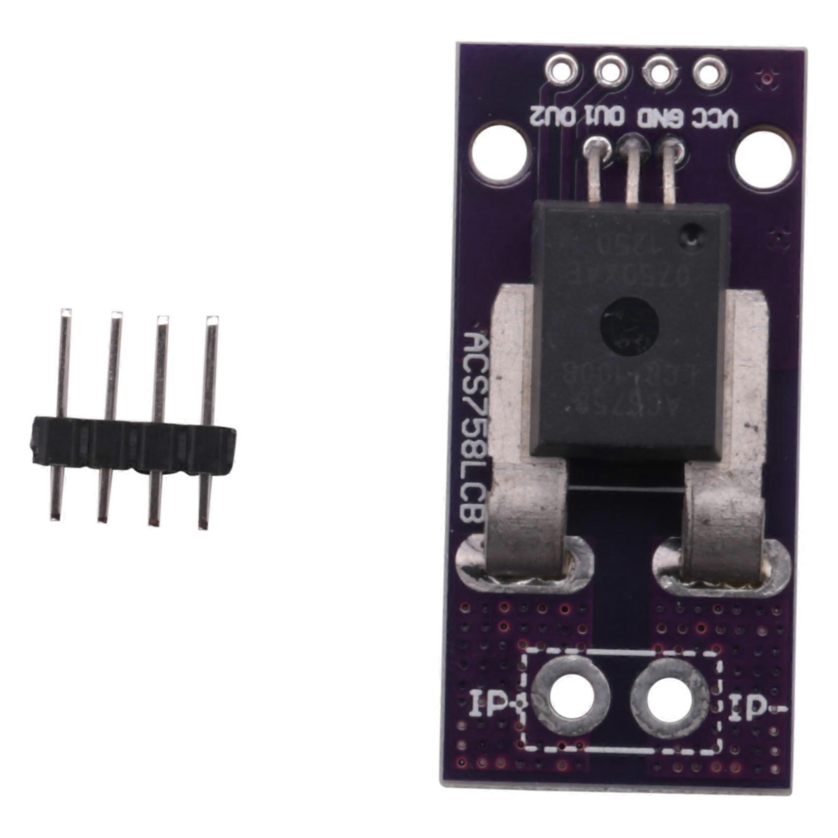 ACS758 ACS758LCB-100B Current Module Linear Hall Current Sensor PFF-T Current Detection 3-5V