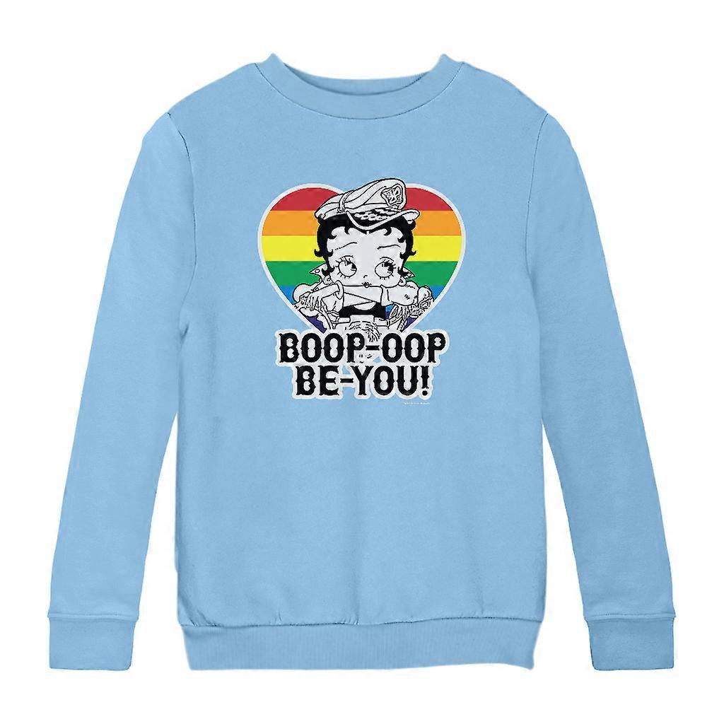 Betty Boop Pride Oop Be You Kid's Sweatshirt