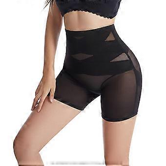 Bragas moldeadoras sin costuras para mujer Ropa interior de control de abdomen Pantalones cortos moldeadores adelgazantes Pantalones moldeadores de cuerpo de cintura alta Negro XL