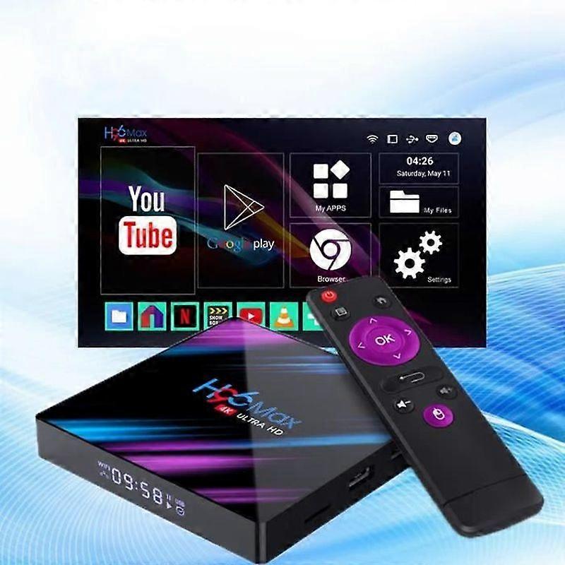 H96 Max V11 4GB+64GB Android 110 Smart TV BOX RK3318 Quad-Core 64-bit Cortex-A53 WIFI multimedia box -H6