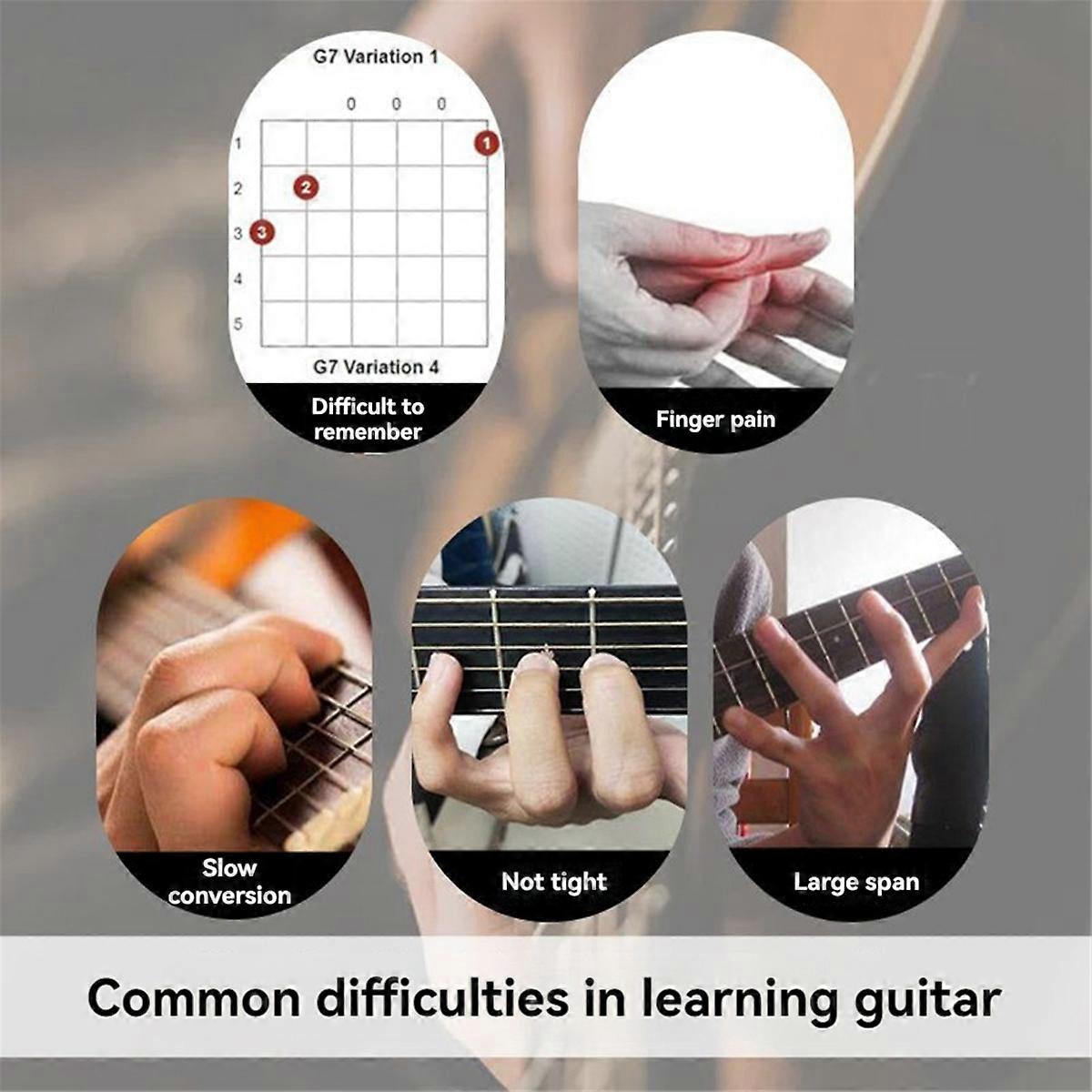 Coustic Strumento di Aiuto per Chitarra Trainer per principianti Strumento di pratica Chitarra