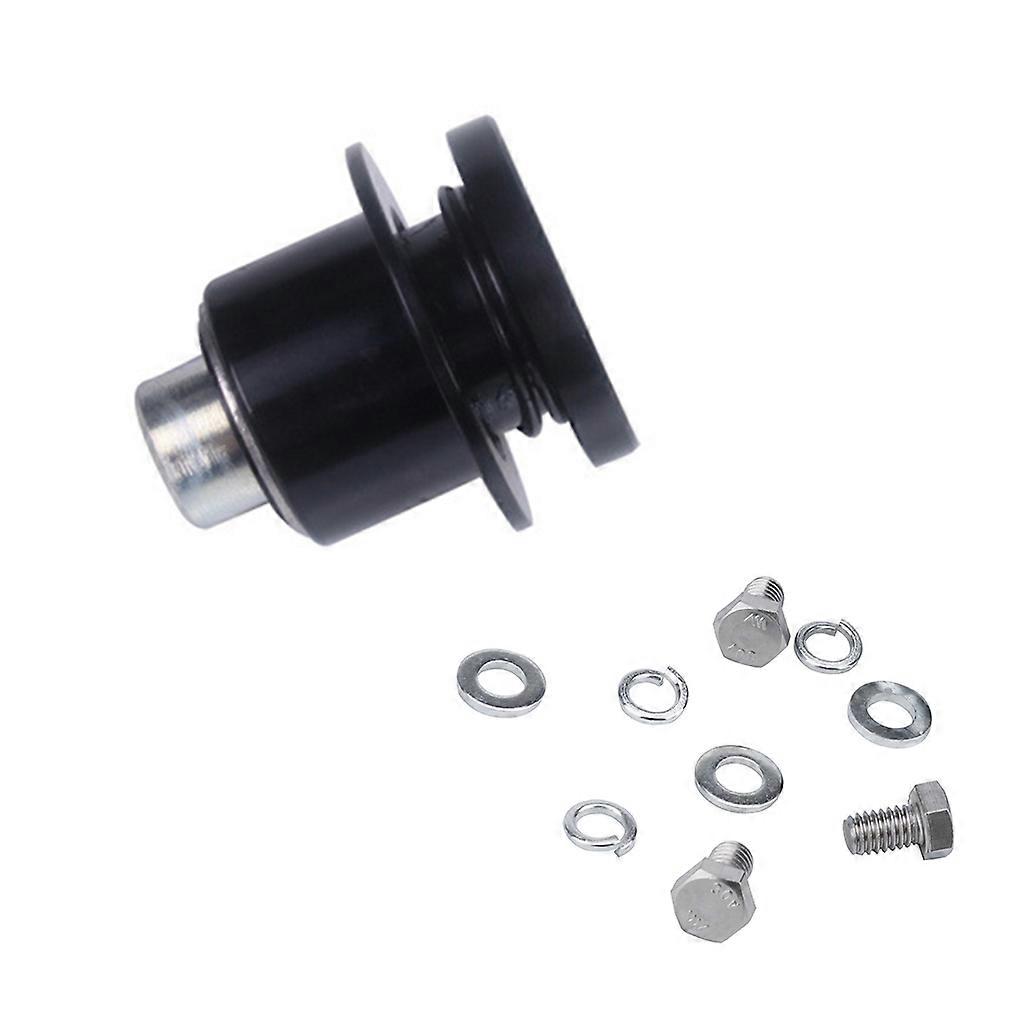 Car Refit 3-hole Steering Wheel Fast Disassembly Increase Heighten Adapter Steering Wheel Quick Release Hub Device Set  black