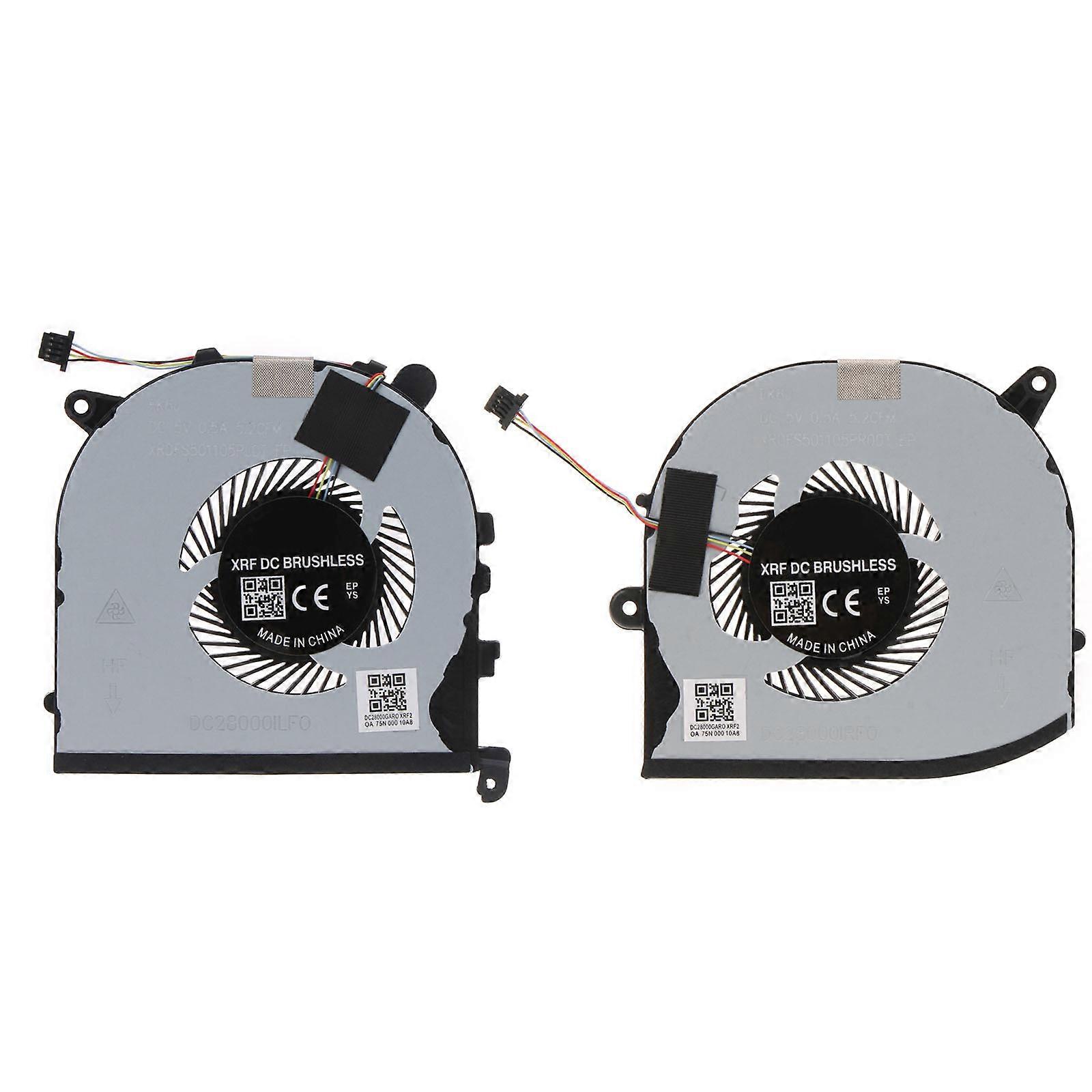 Notebook Radiator for DELL XPS 15 9560 Precision CPU GPU Cooling Fan 5V 0.5A 4pin Laptop CPU GPU Cooler CN-0VJ2HC 0TK9J1