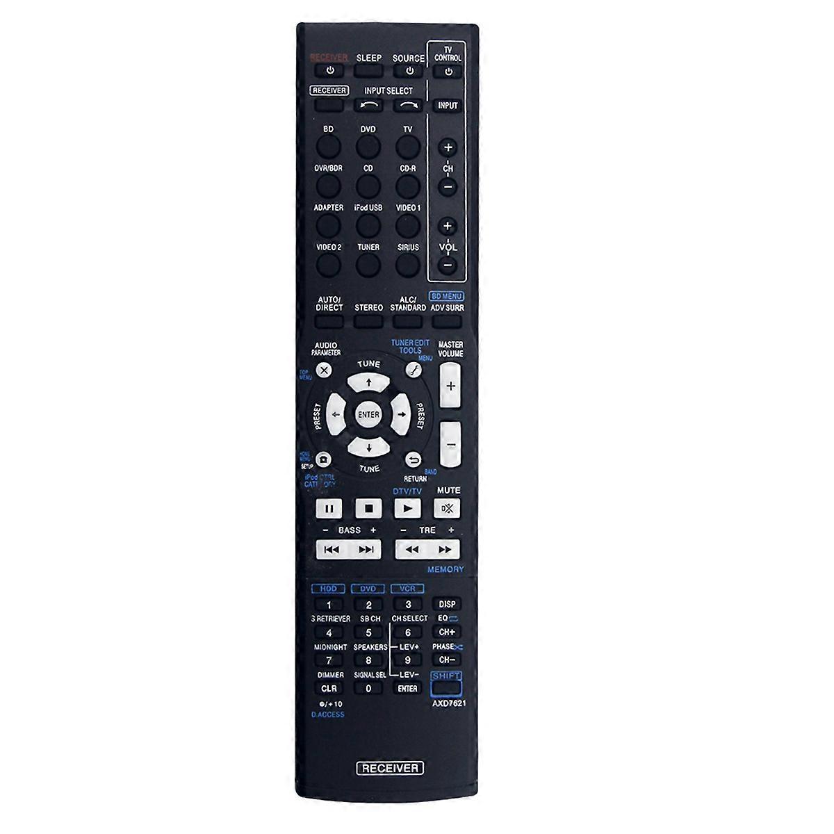 Replace Axd7621 Remote Control for Pioneer Av Receiver Axd7569 Axd7661 Axd7662 Axd7621 Axd7622 Axd76