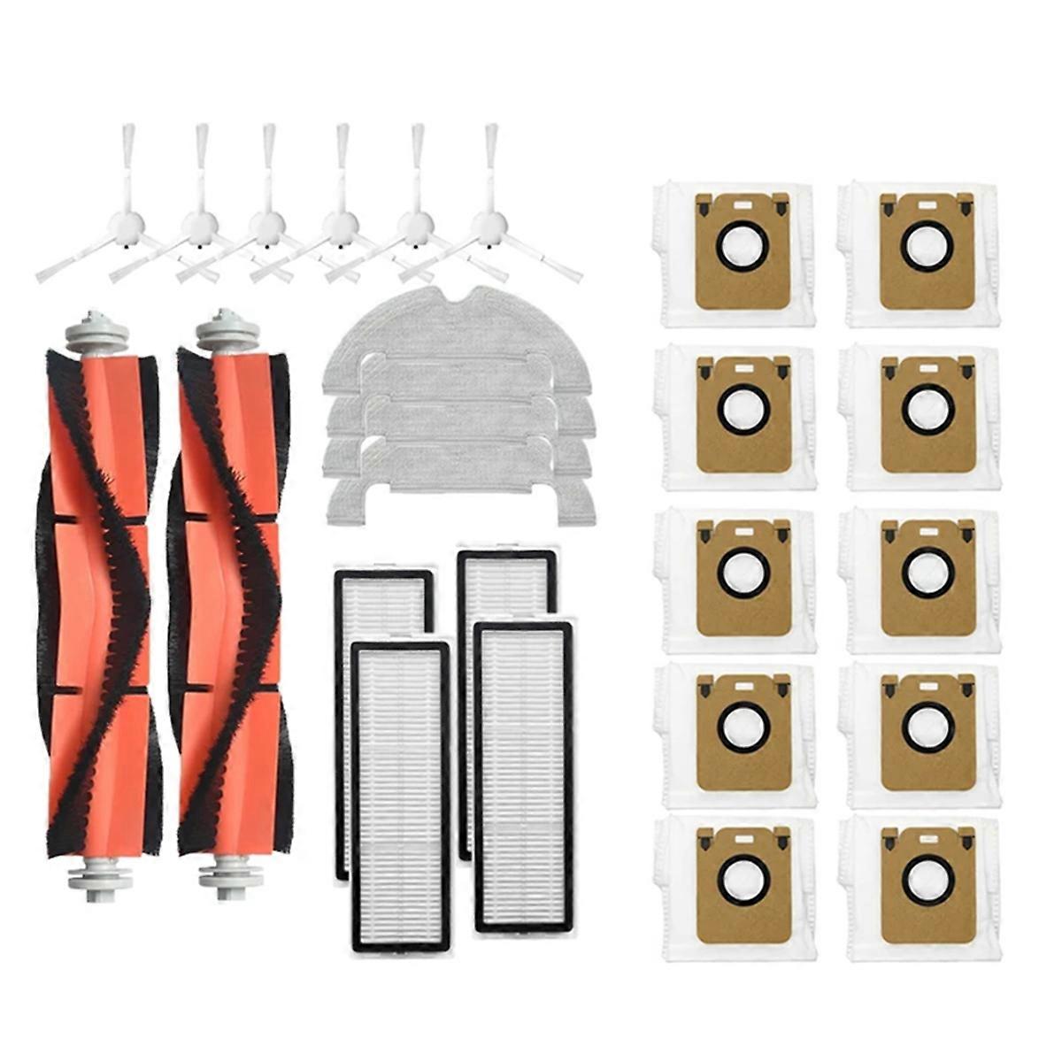 For Bot D10 Plus RLS3D Main Side Brush Hepa Filter Dust Bag