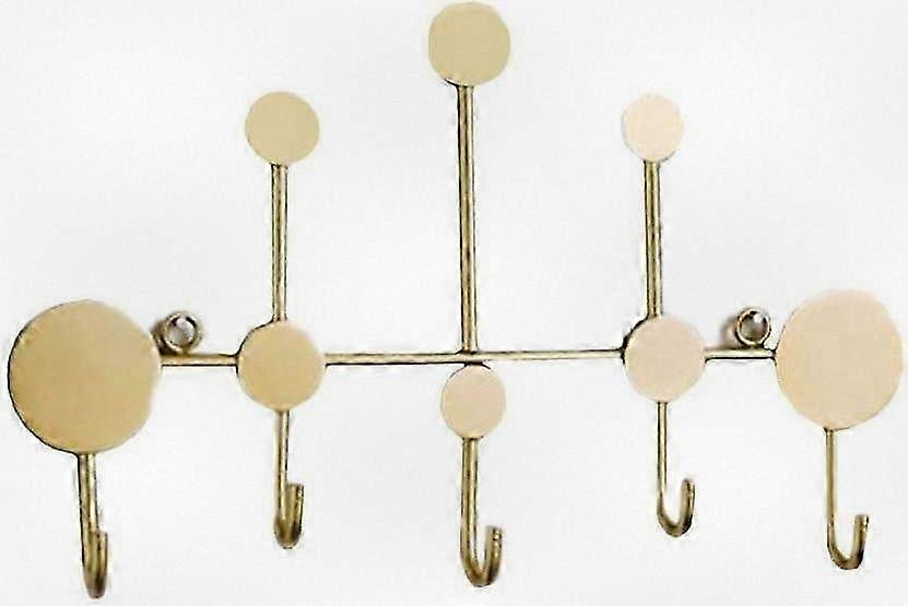 Wall Mounted Coat Hanger with Creative Metal Hooks for Coats and Jackets