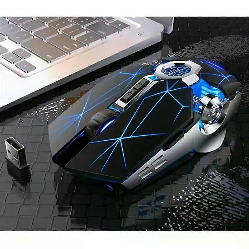 Wireless Optical 2.4G USB Gaming Mouse 1600DPI 7 Color LED Backlit Rechargeable Silent Mice Gaming Mouse For PC Laptop Computer