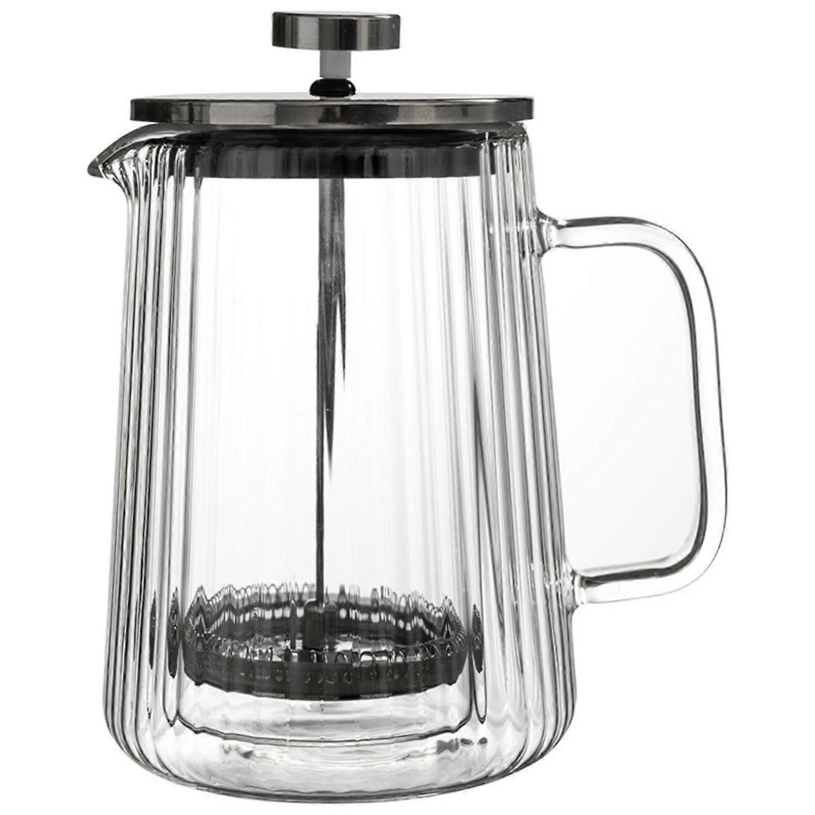 French Press Coffee Maker & Tea Brewer Heat Resistant Stylish for Coffee Making