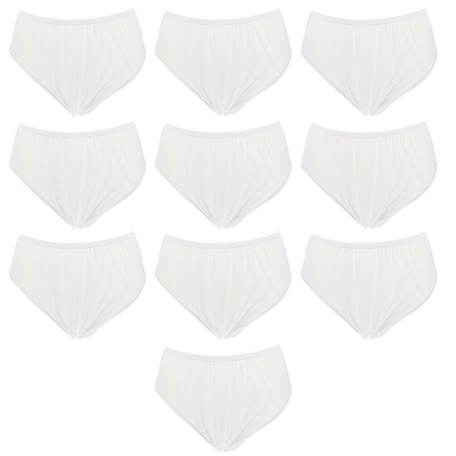 10-pack engångsunderkläder för män bärbara spa-trosor Lätt att bära sanitetsbyxor