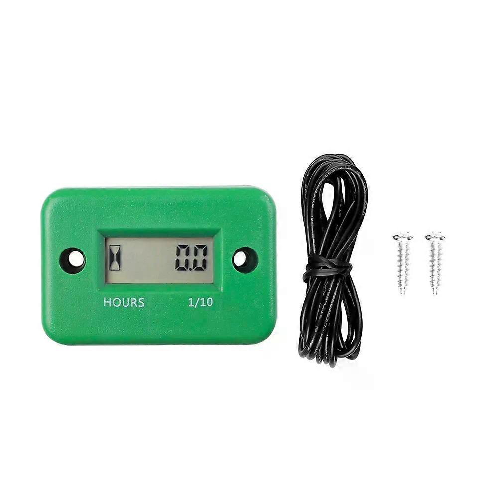 LCD Waterproof Digital Tach Hour Meter Counter For ATV Motorcycle Instruments Snowmobile Gasoline Boat Generator Bike