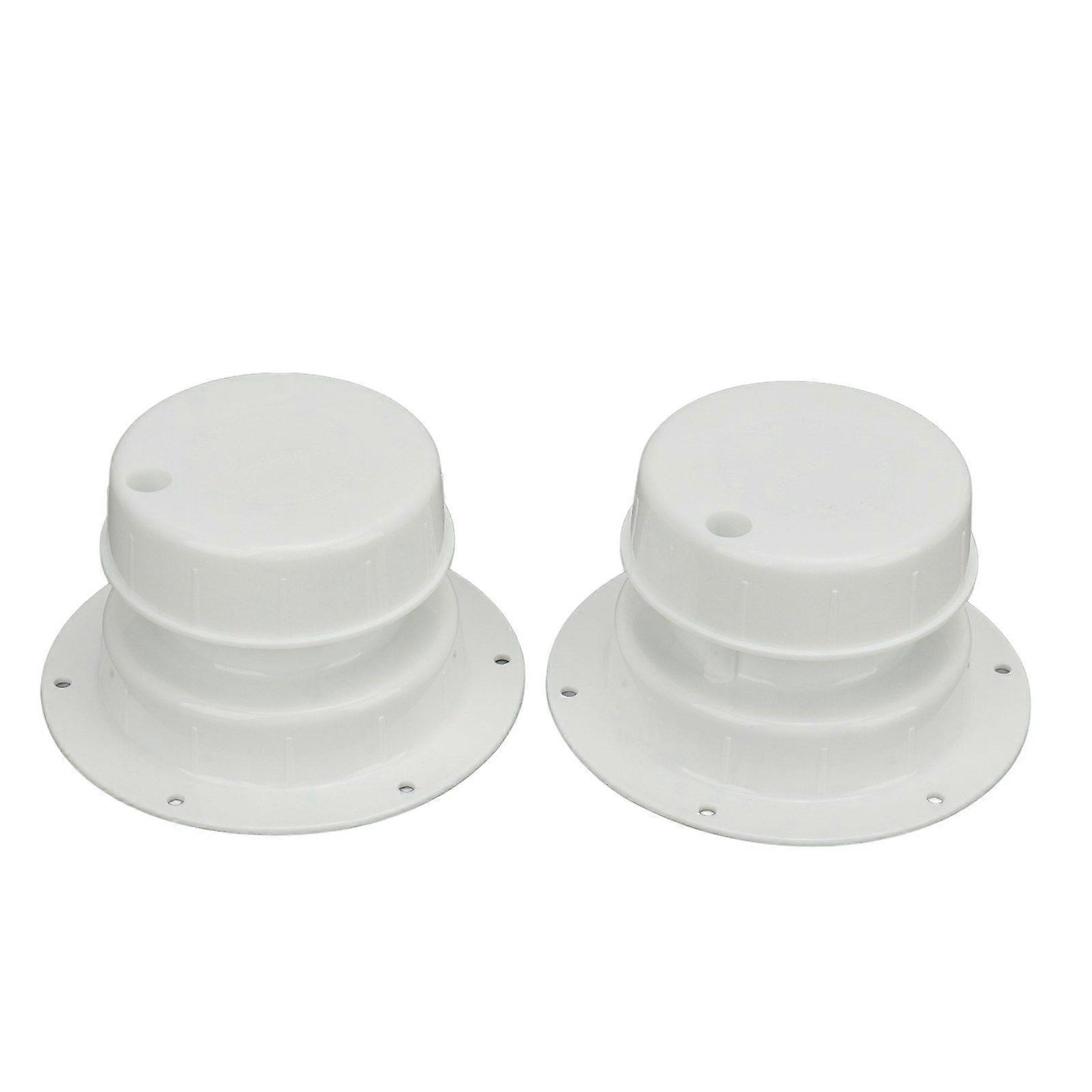 2 st. husvagnsrörventilationslock förhindrar läckage husbilstak avloppsventilationsskydd för släpvagn 1 till 2? 3/8 tums rör vita