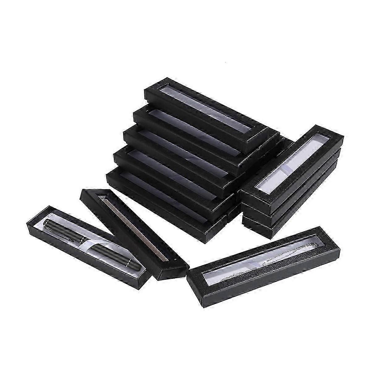 24Pcs Clear Lid Empty Pen Gift Box Display Case