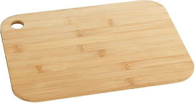 Bamboo chopping board size M, double-sided, chopping board with handle hole, made from environmentally friendly, fast-growing bamboo, gentle on knives