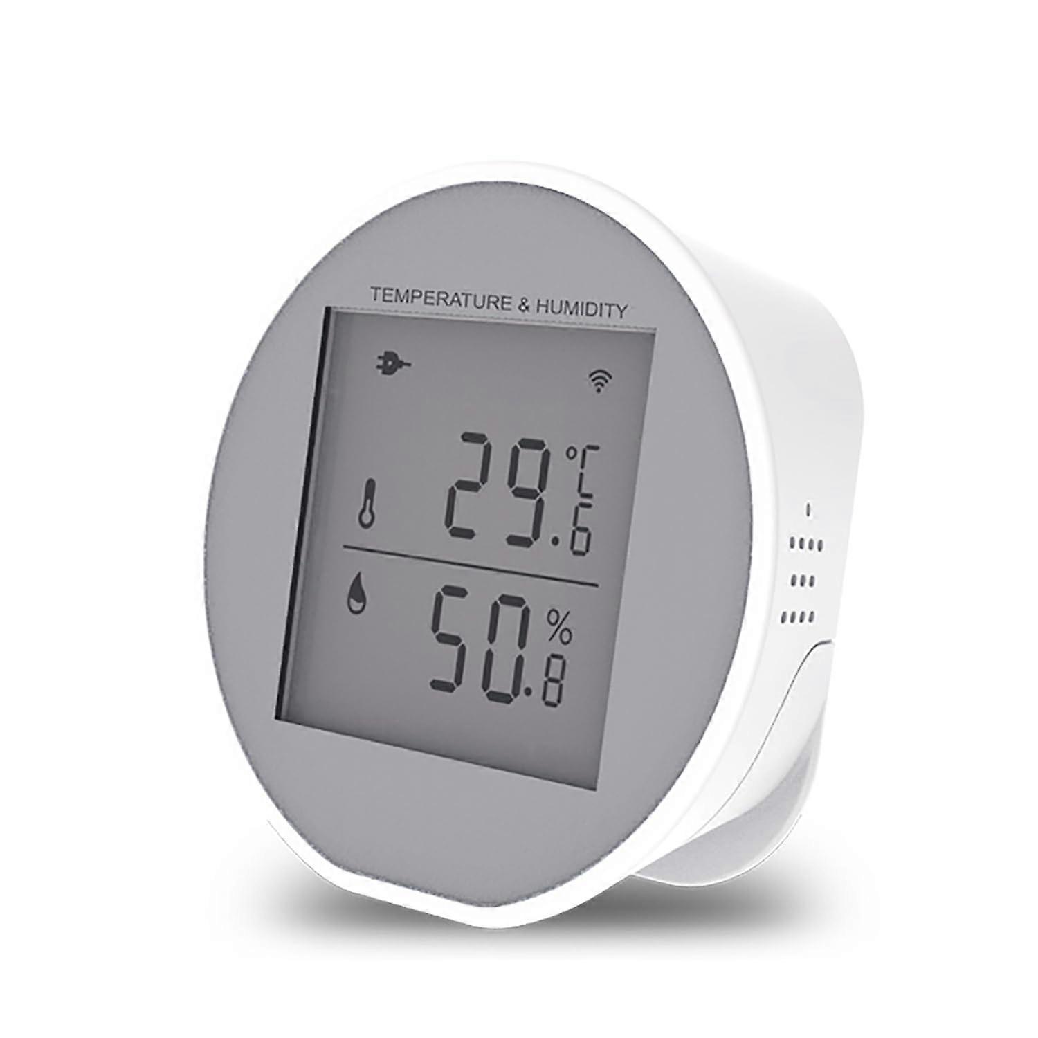 Electronic color display digital air clock projection clock air estimation humidity thermometer detection ÇARMA hour time USB charging cable (black)
