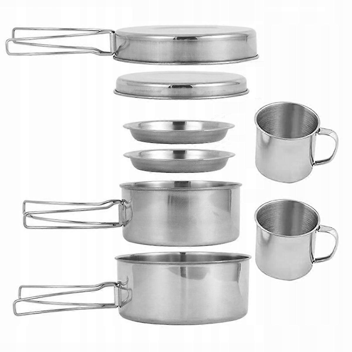 1 Set Of Camping Cookware Multi-function Camping