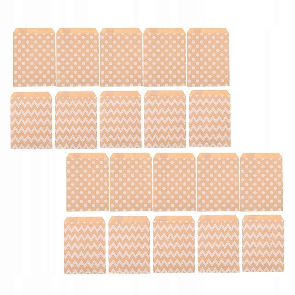 100 Stück multifunktionale Papiertüten für Geburtstagsfeier
