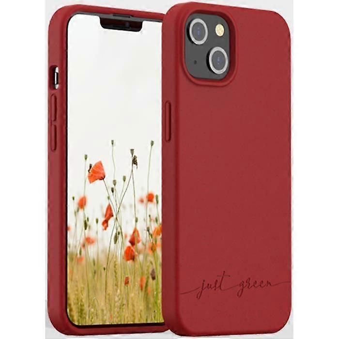 Coque - Just Green - iPhone 13 - Red - Biodegradable - Flexible