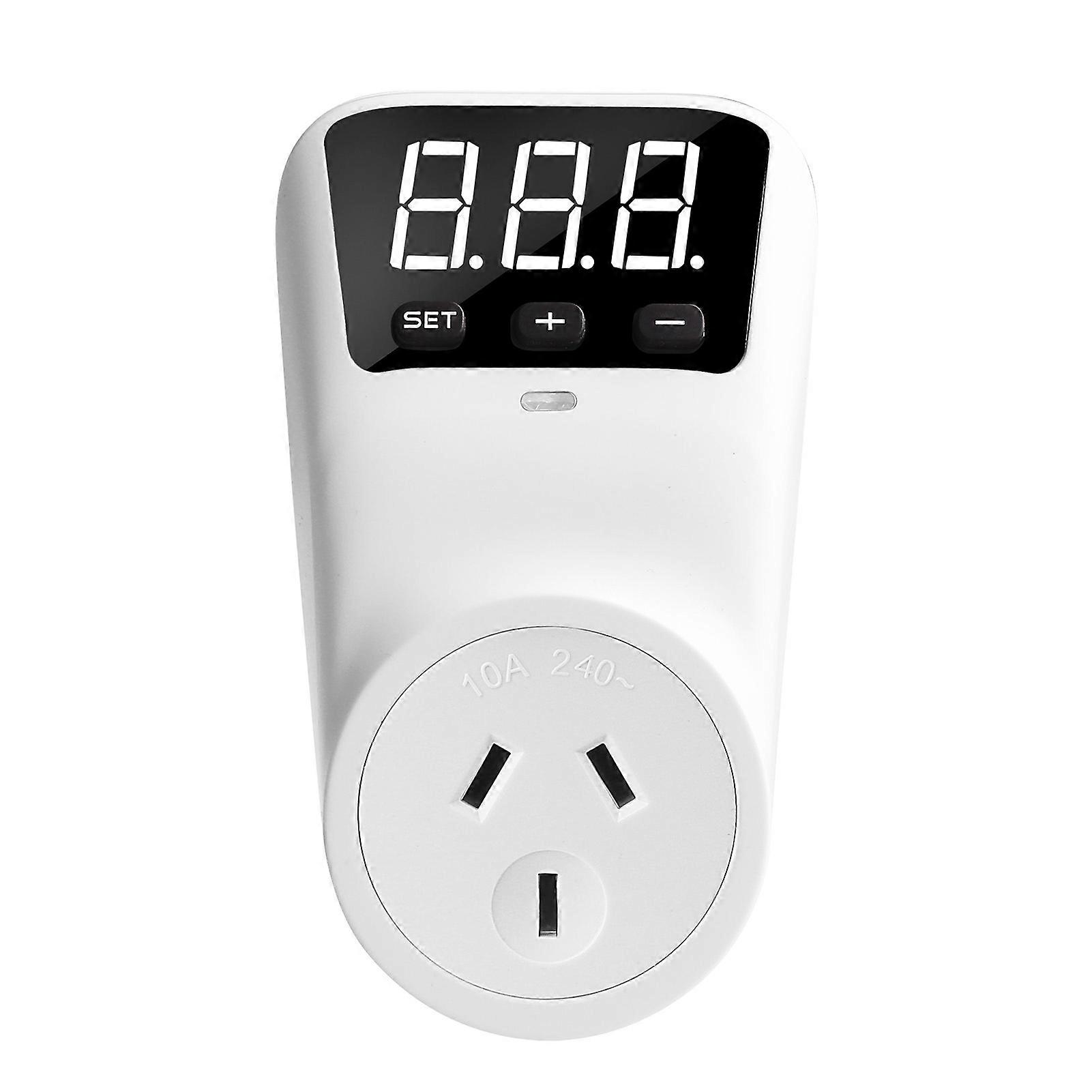 HLP02 Digital Automatic 230V 16A LCD Display Power Surge Socket Overcurrent Voltage Relay Protector Outlet