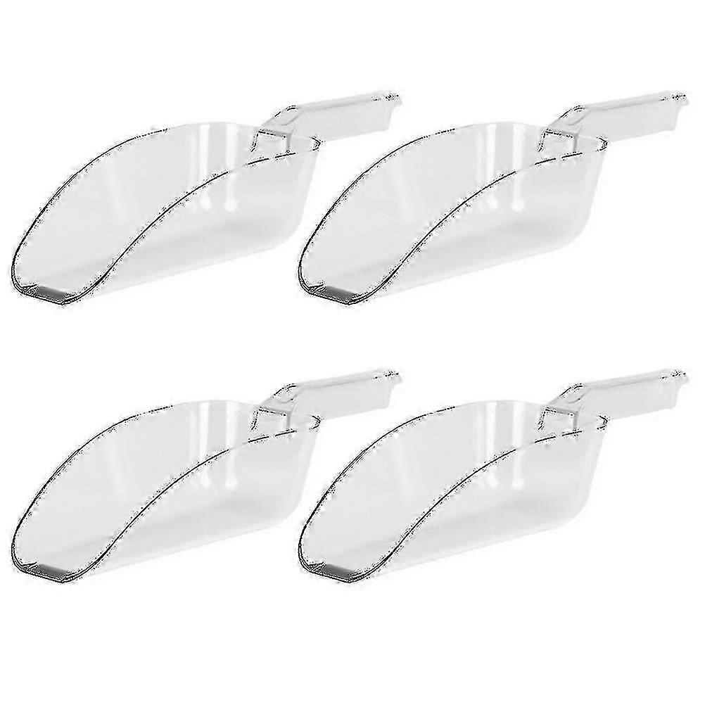 4pcs Mini Ice Scoops for Smoothies and Coffee Bars Practical Design