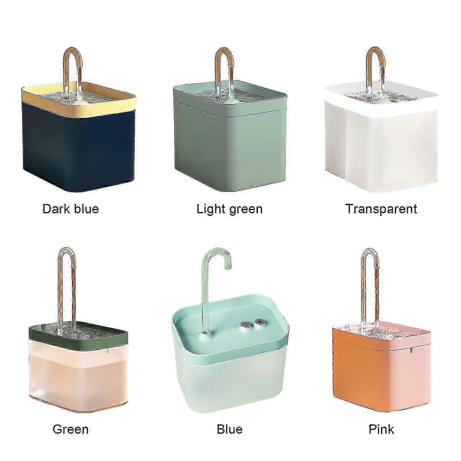 Fontaine à eau automatique pour animaux de compagnie à usage domestique - Distributeur d’eau pour chat et chien de 1,5 L
