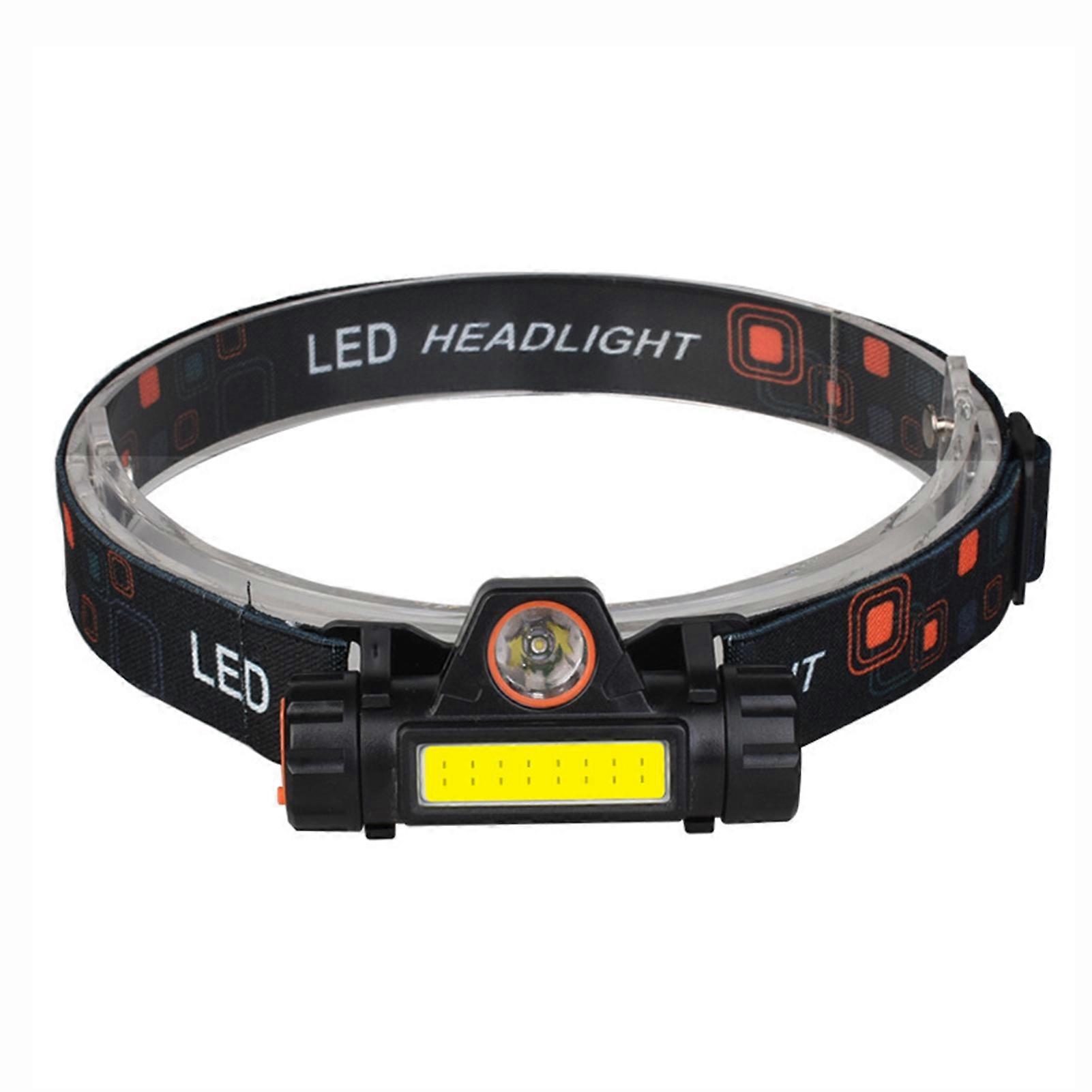Rechargeable LED Headlamp with Magnets - Lightweight LED Work Light for Fishing, Running, and Outdoor Activities