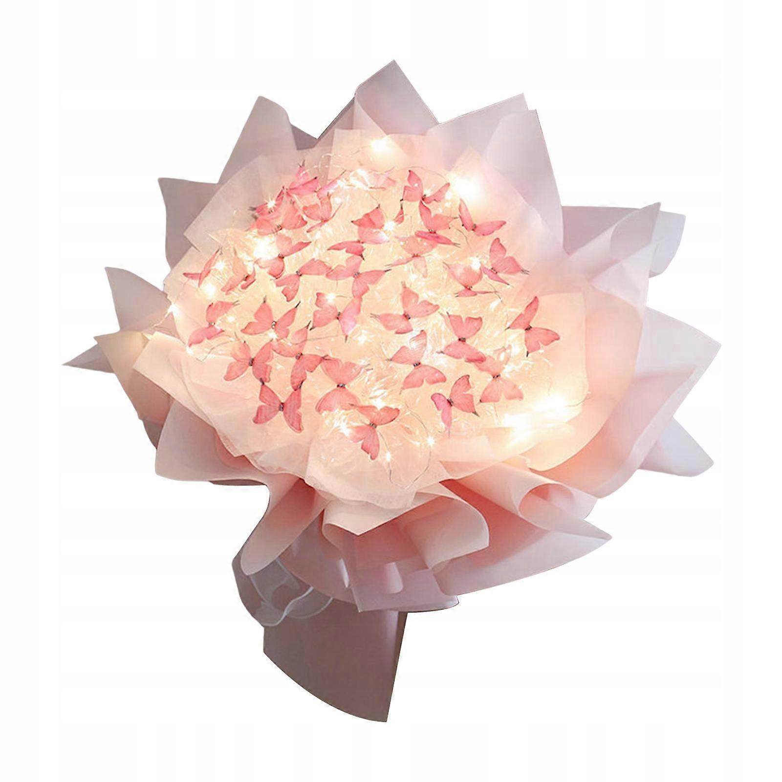 Bride Bouquets Pink 52 Butterfly