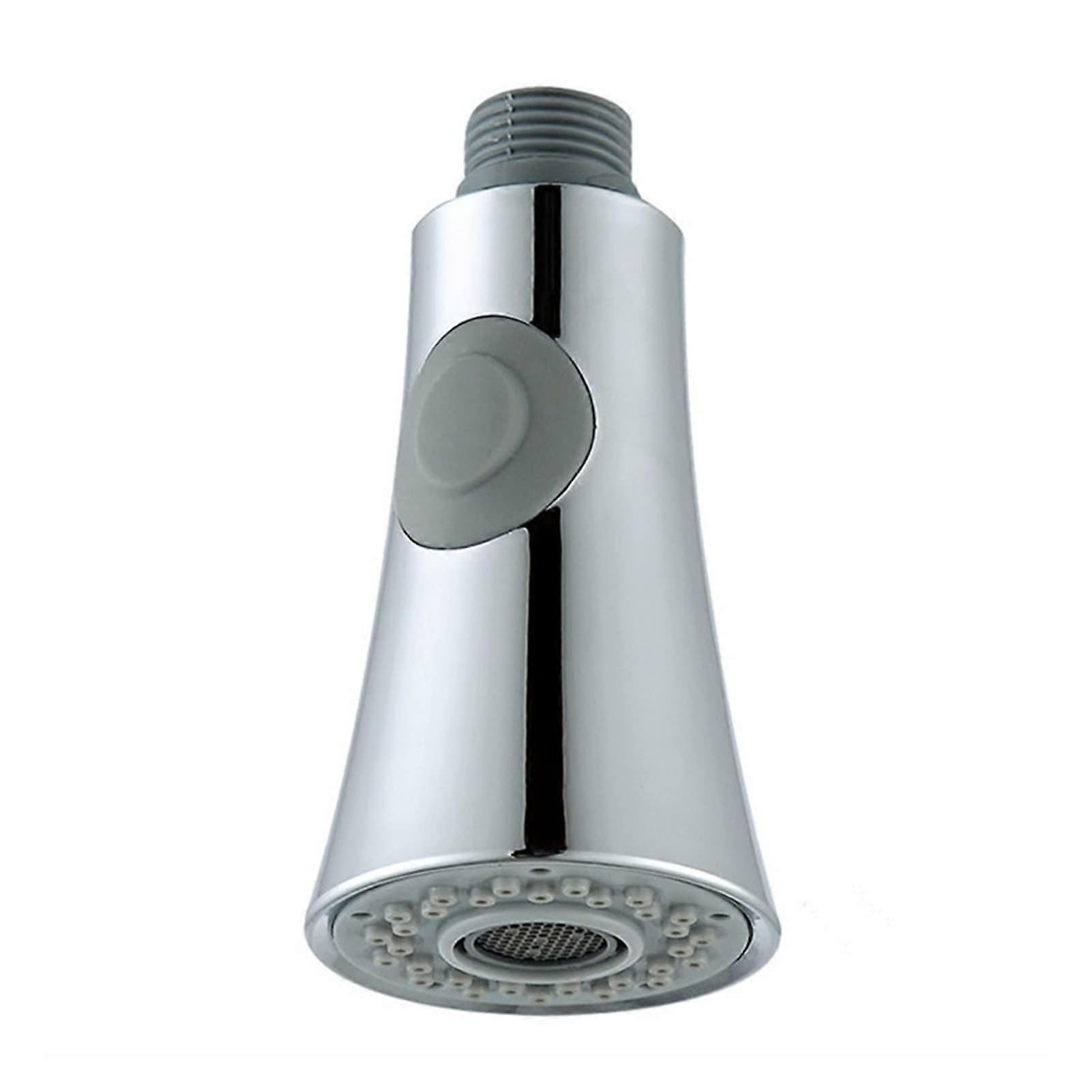 Kitchen Sprayer Pull Out Faucet Nozzle Chrome Finish 360 Degree Swivel Bubbler Aerator Compatible with Standard Sinks