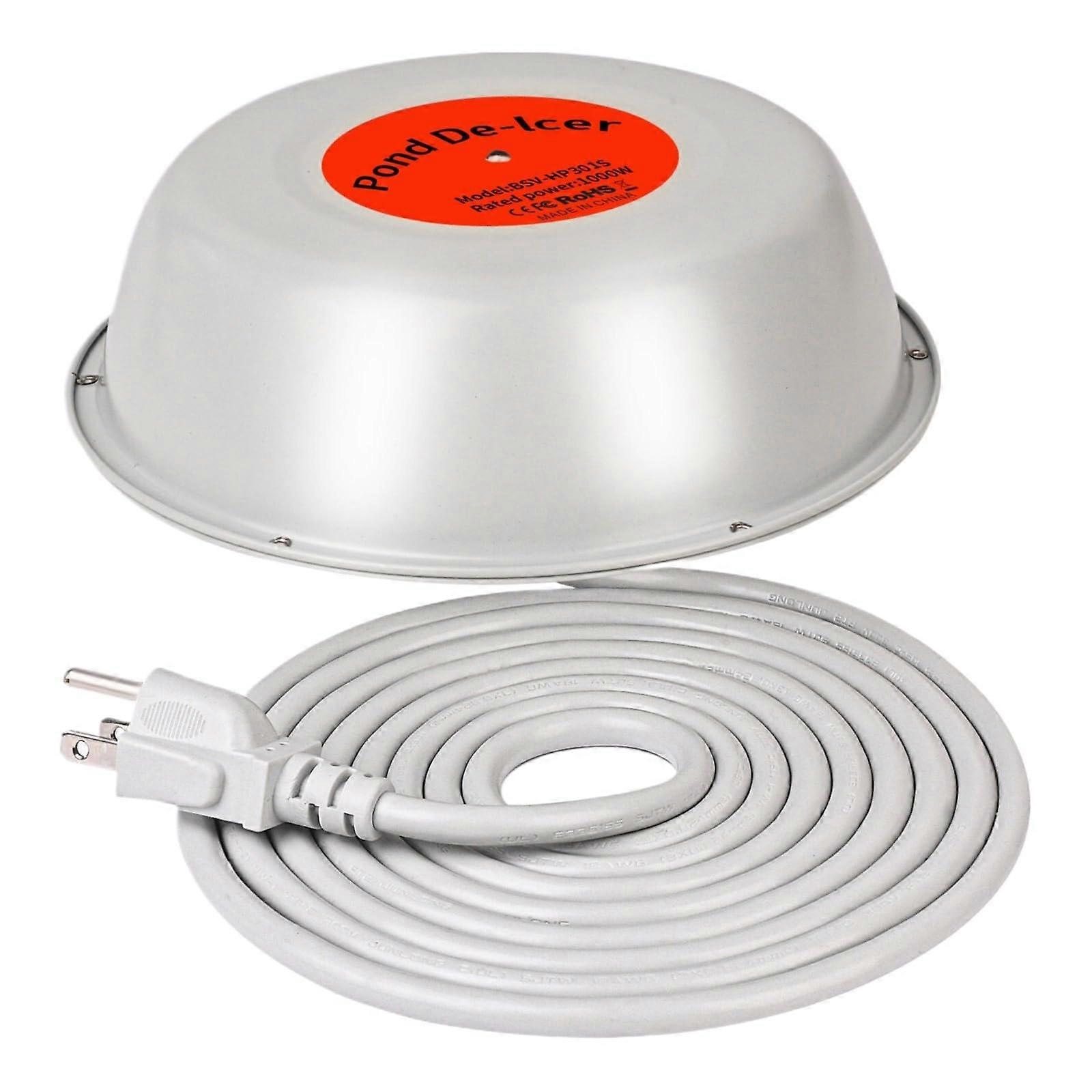 1000W Floating Pond Heater Thermostatic Outdoor Fish Pond De Icer With Auto Heating  Shut Off Function