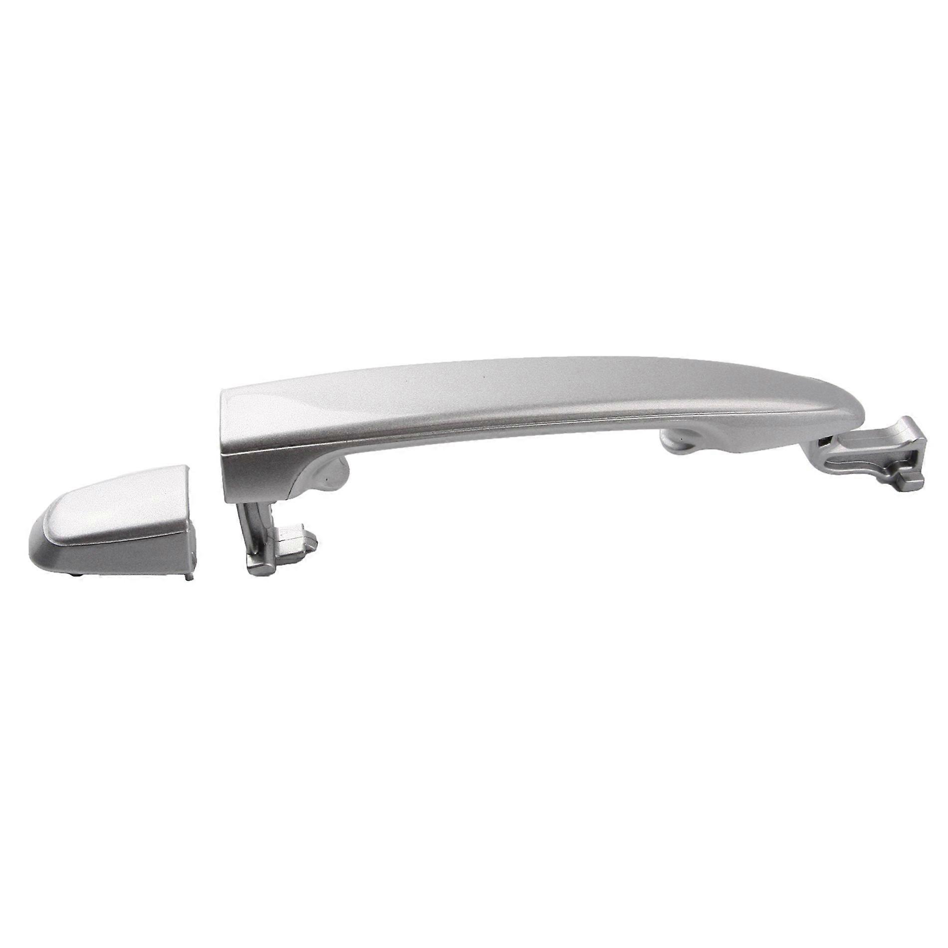 Compatible with Rear Left/Right 0410 Sienna Silver Shadow Pearl 1D7 Outside Exterior Door Handle W/O Keyhole 04 05 06 07 08 09 10