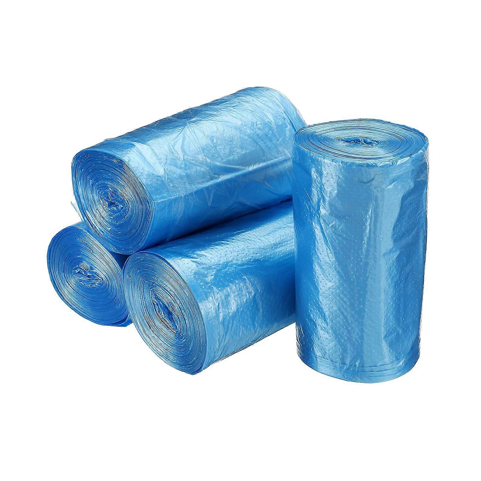Small Trash Bags 0.5-Gallon Garbage Bags For Desktop Mini Trash Can Blue 8 Rolls 240 Counts