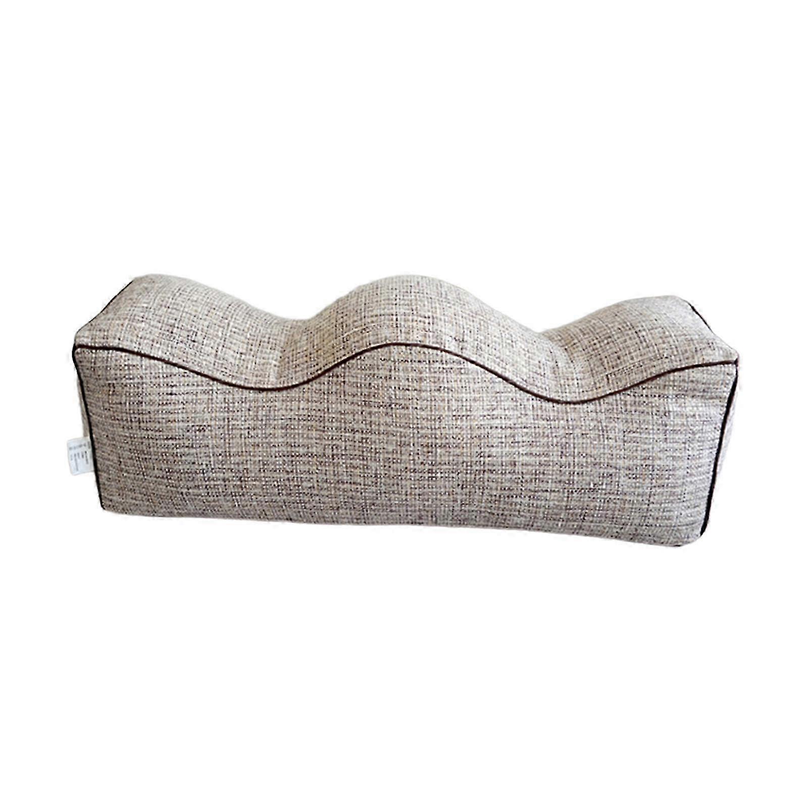 Elevated Leg Pillow with Removable Breathable Cover - Knee & Lower Back Support Cushion for Sleeping Recovery