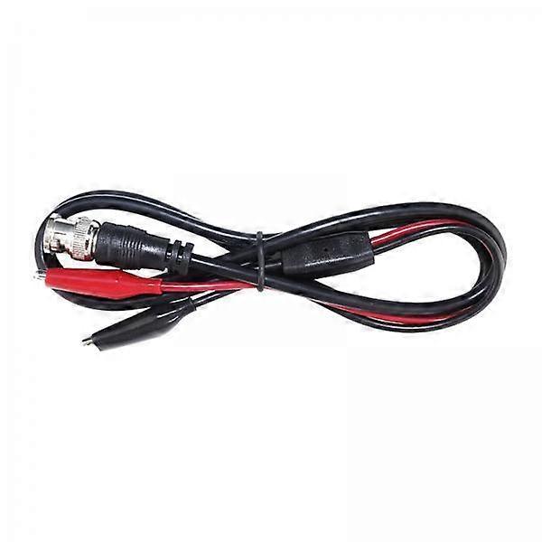 3x BNC Q9 to Double Alligator Clip Test Cable Oscilloscope Leads Easy to Install