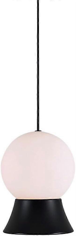 Simple Creative Nordic Ceiling Light White Fixture Spherical Glass Pendant Light