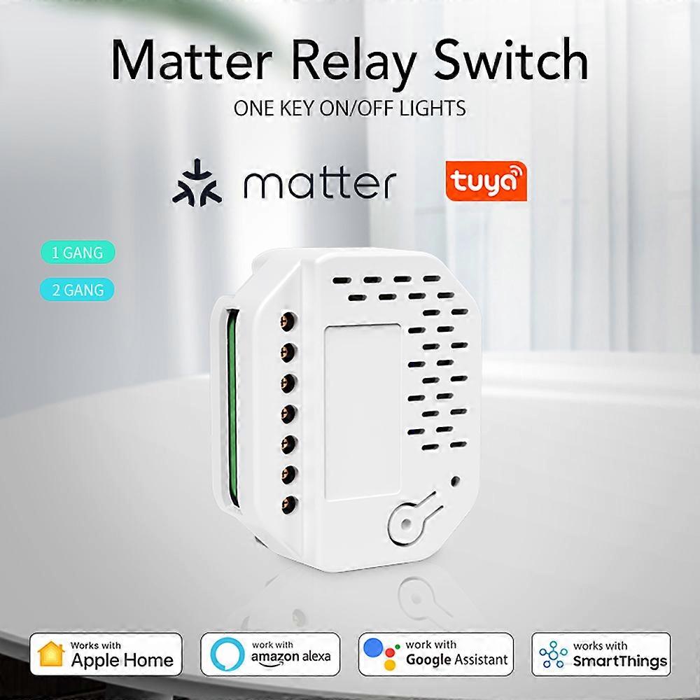 Tuya WiFi Intelligent On-Off Controller Automation Relay Switch Smartphone APP Compatible with Alexa and Home for Voice Control