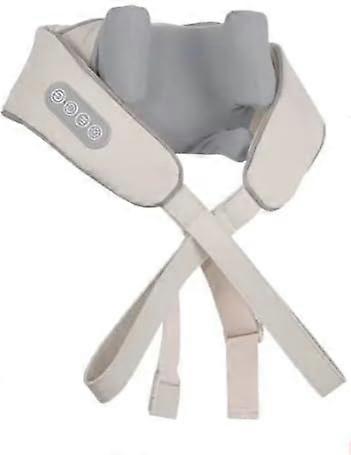 Electric Shoulder Kneading Massage Shawl, Wireless Neck and Back Massager, Trapezius Relaxing Massage Pillow, Portable Design