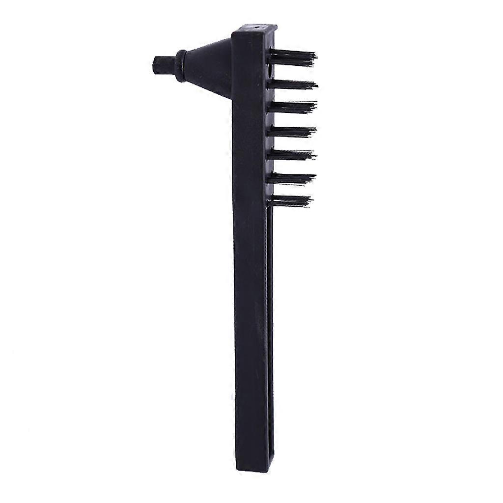 Long Handle Double Row Wire Brush and Hammer for Cleaning Welding Slag During Welding Operation Simple Operation