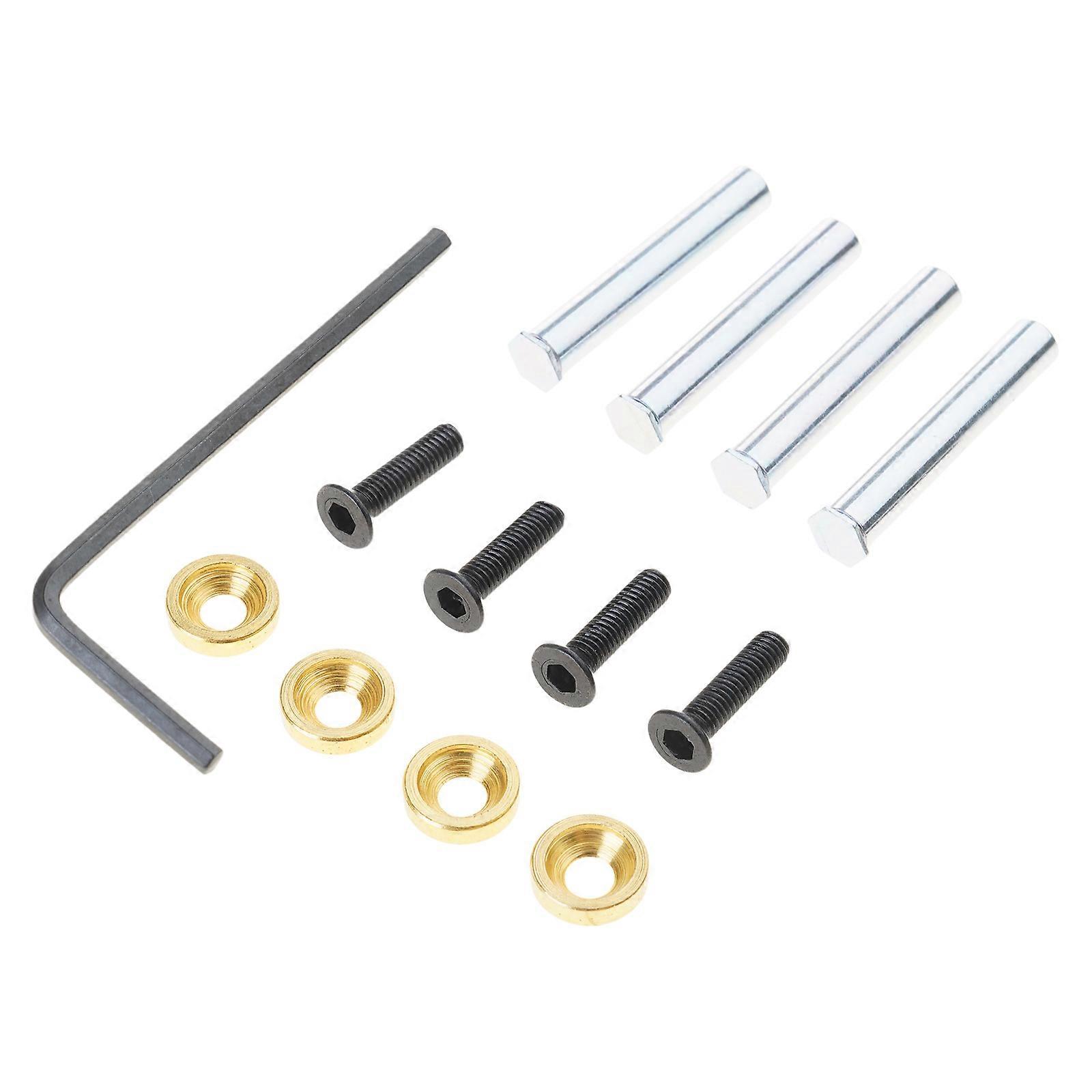 4set High-Quality Metal Screws for 25mm Thickness Computer Fan Flat Head Mount Quality Computer Replacement Screws