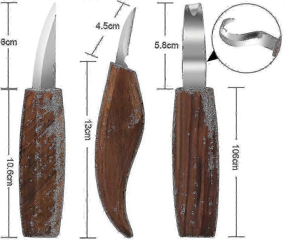 5 Pcs Set Wood Carving Tool Set For Beginners And Professionals - Bdliv -NMAOV